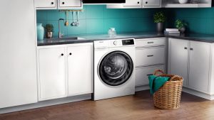 Hisense Waschmaschine in der Küche