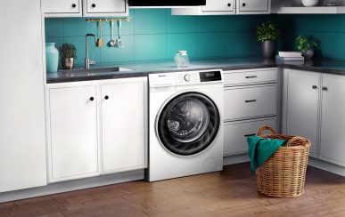 Hisense Waschmaschine in der Küche